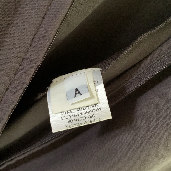 EILEEN FISHER Long Jacket Hooded Zip Front Dark Gray Size S - Picture 12 of 16